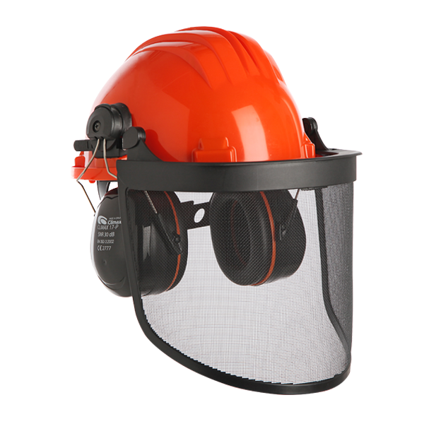 Face shield 437, c/w ear protectors, dielectric