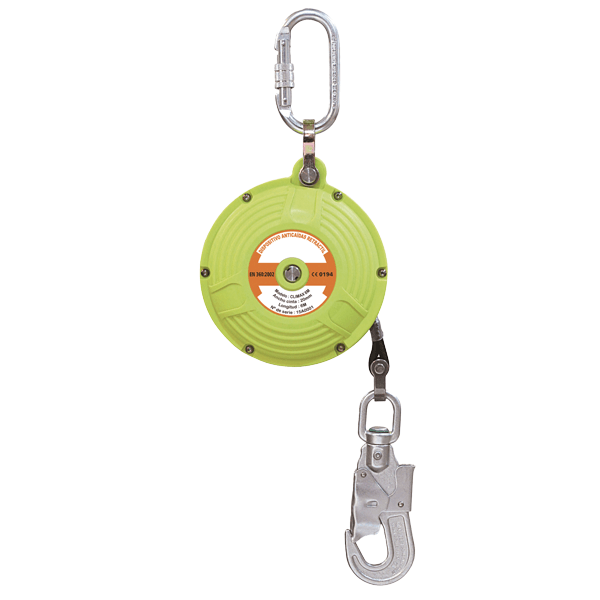Retractable fall arrester, tape type