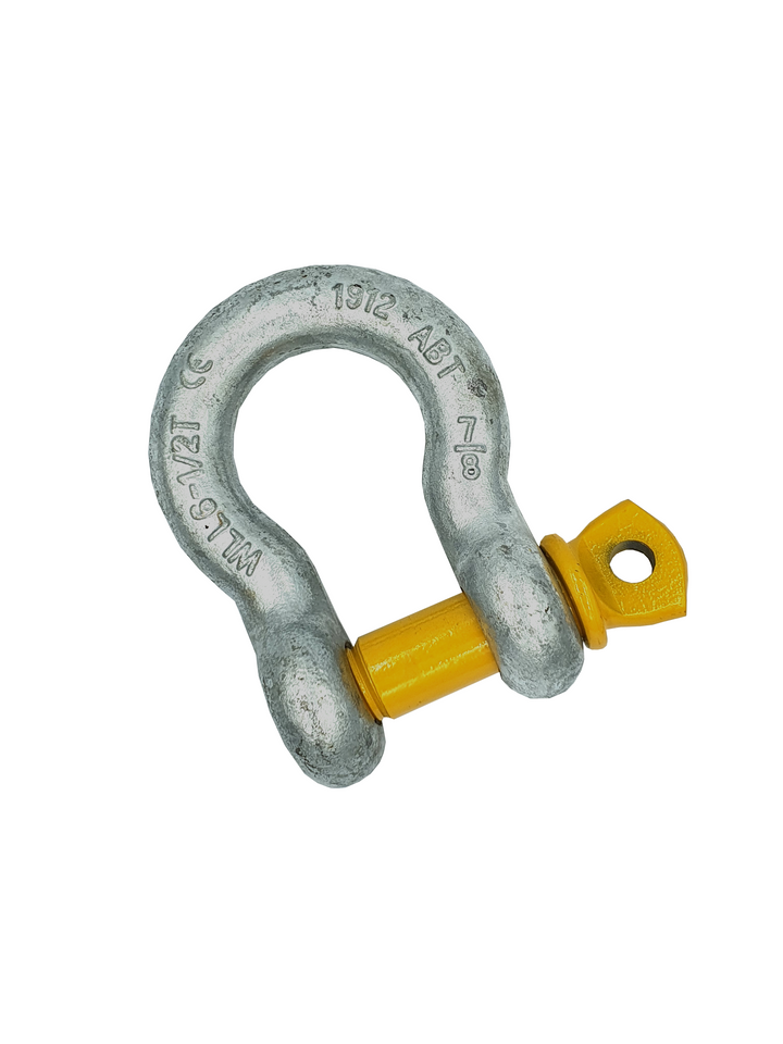 Bow shackles, screw pin type