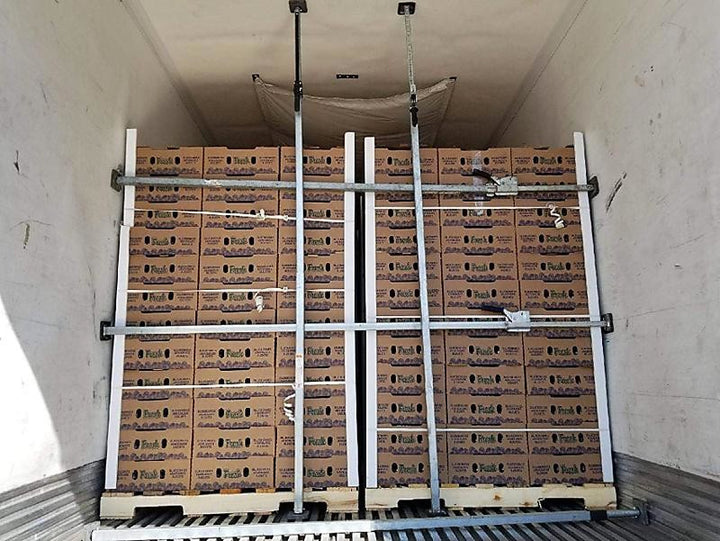 Standard steel Cargo Bar, blocking capacity 180 daN, with rounded foot
