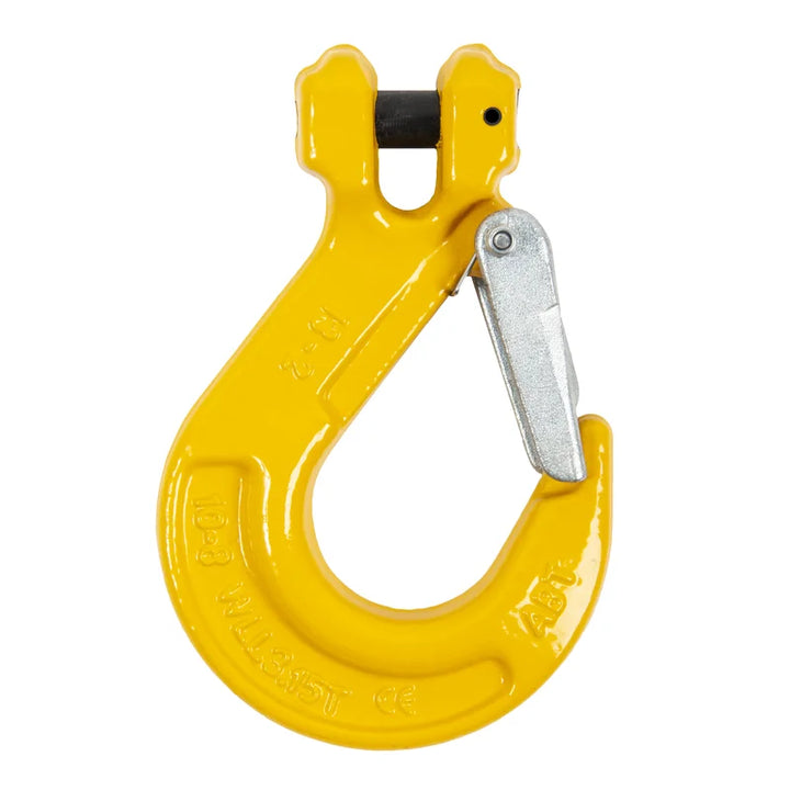 Clevis sling hook with latch, G80