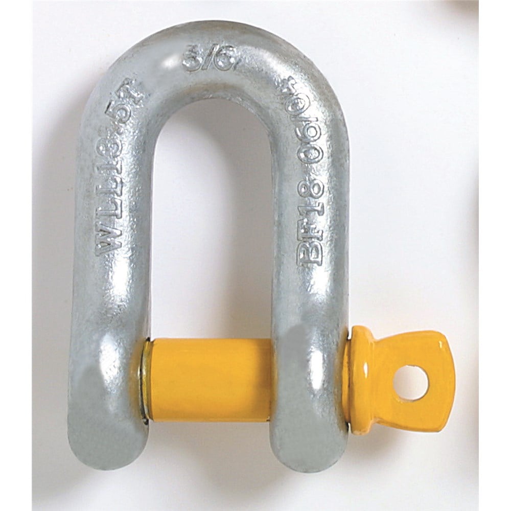 Dee shackles, screw pin type