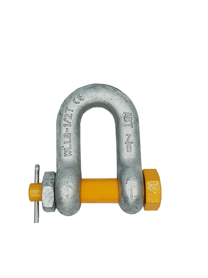 Dee shackles, bolt type