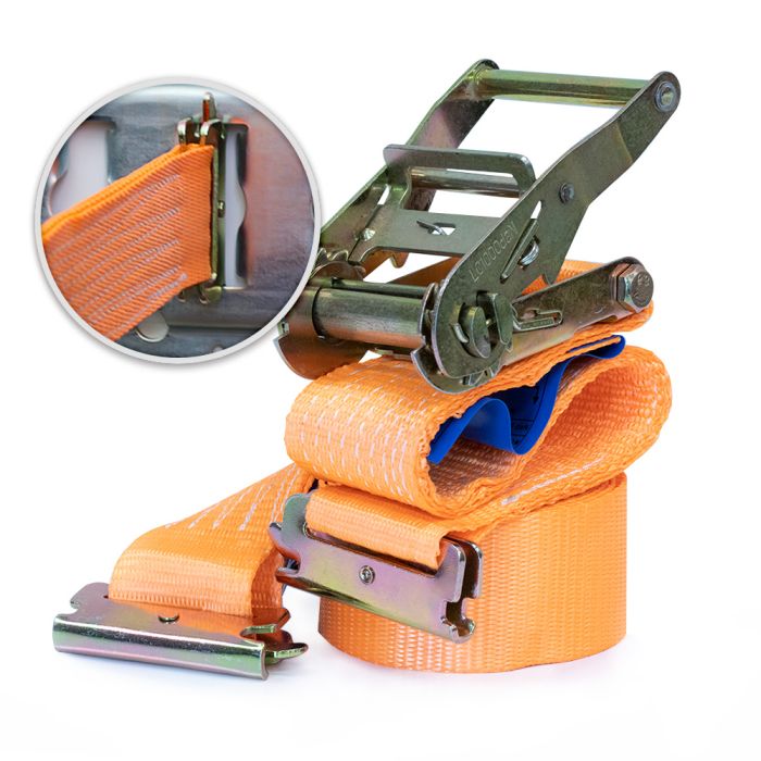 2-Part Cargo lashing | 50mm | LC 1000daN | BF 2000daN | e-combi end fittings