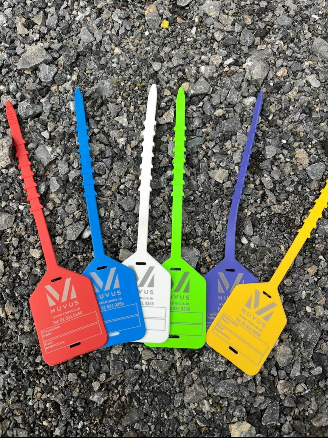 Inspection PVC rubber tags