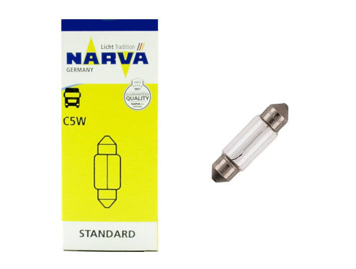 Festoon bulb, C5W 24V 5W, SV8.5 35mm