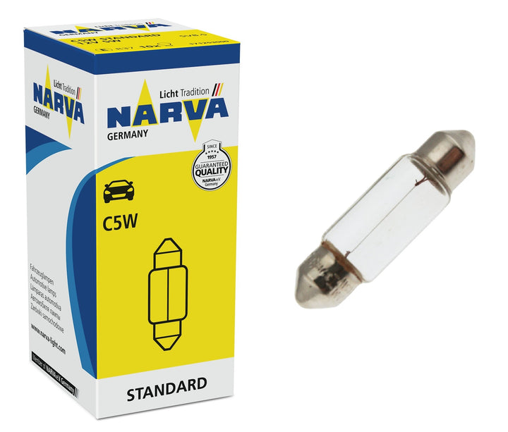 Festoon bulb, C5W 12V 5W, SV8.5 35mm