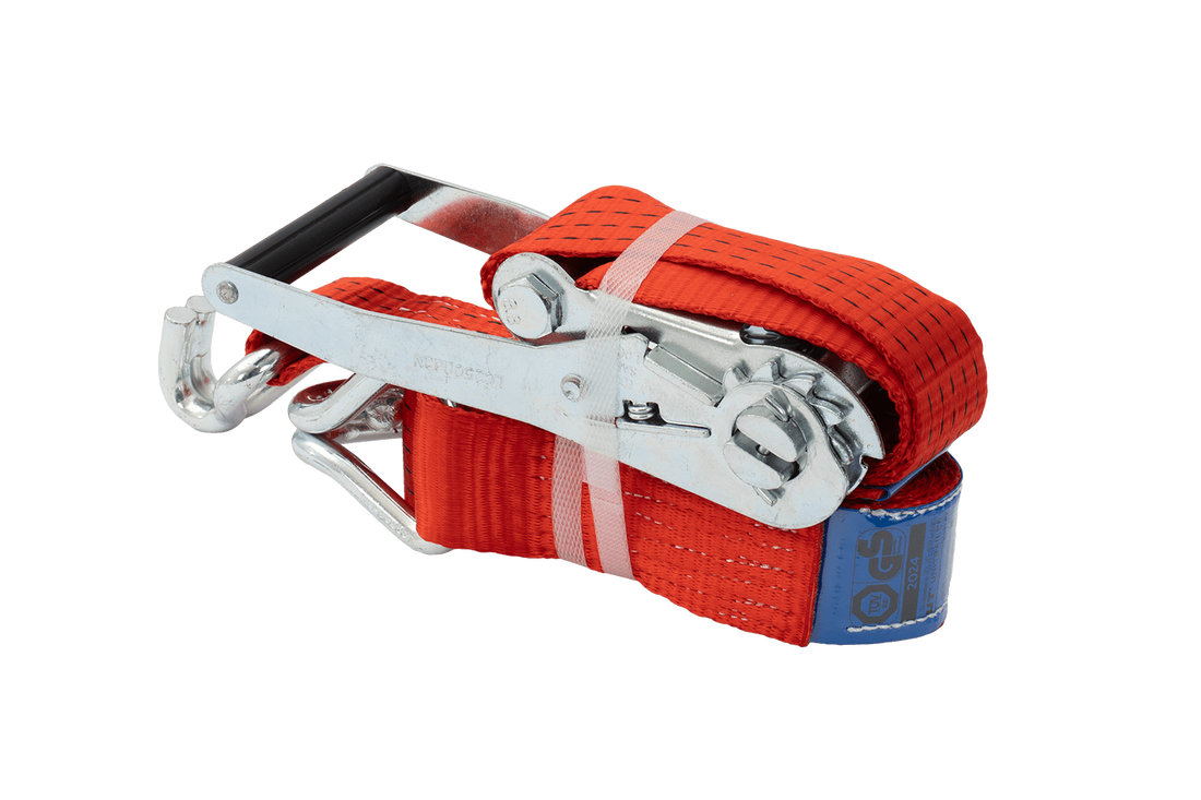 2-Part Cargo lashing | 50mm | RED | LC 2500daN | BF 5000daN