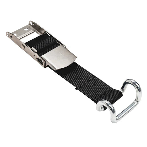 Trailer curtain strap, steel