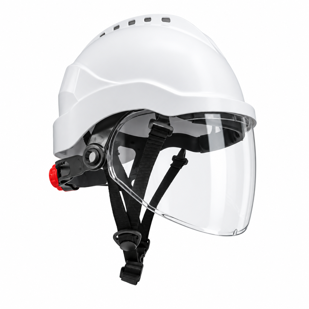 Helmet with visor, Curro hardhat