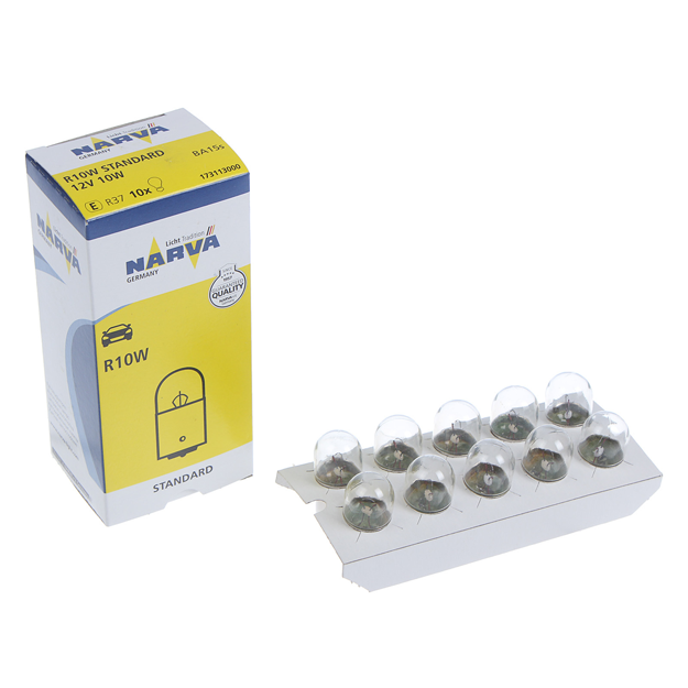 Signaling bulb, R10W 12V, 10W BA15s